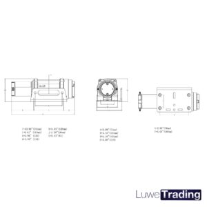 Novawinch TH1000-12V Hijslier